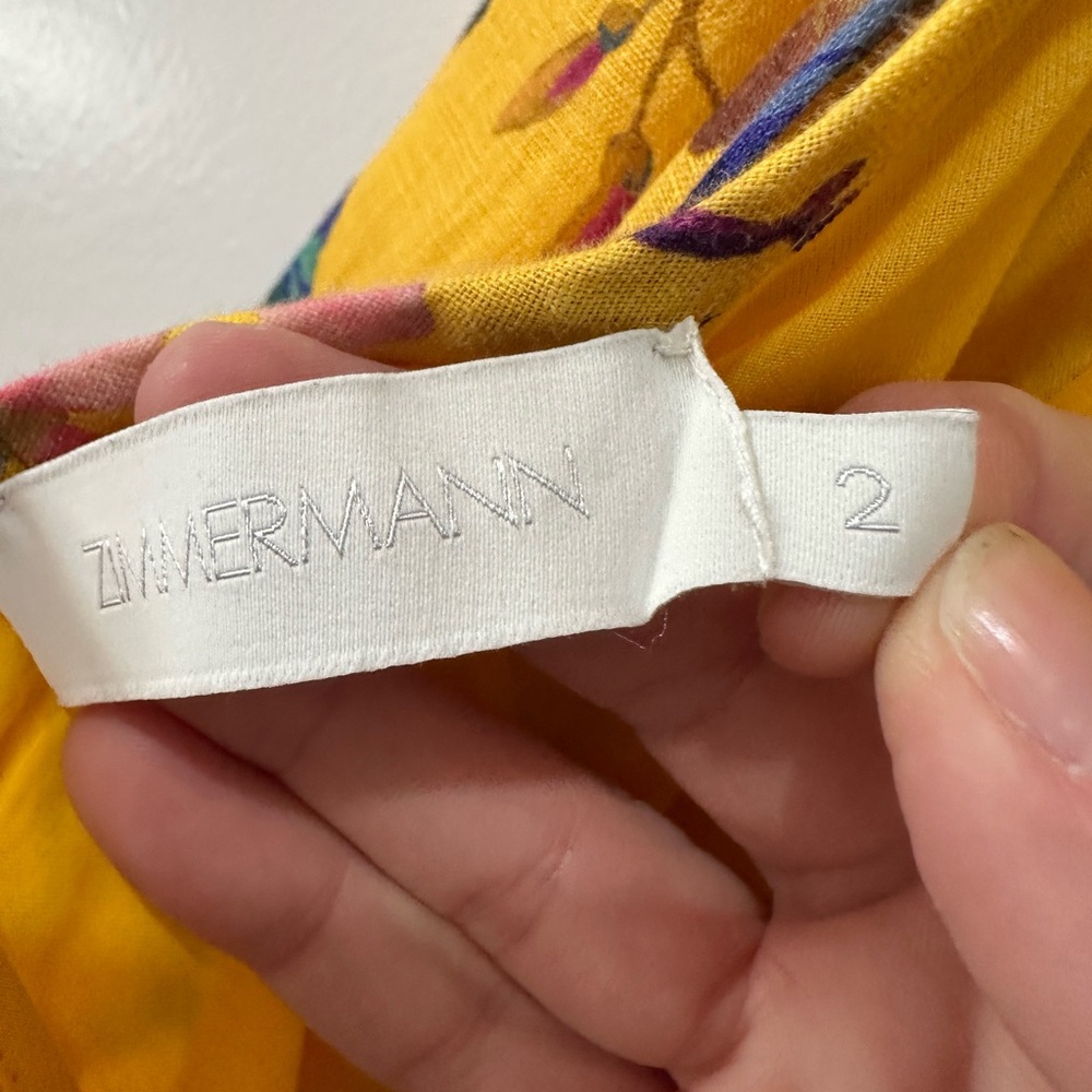 Zimmermann Tropicana Linen Maxi Dress - Picture 11 of 11